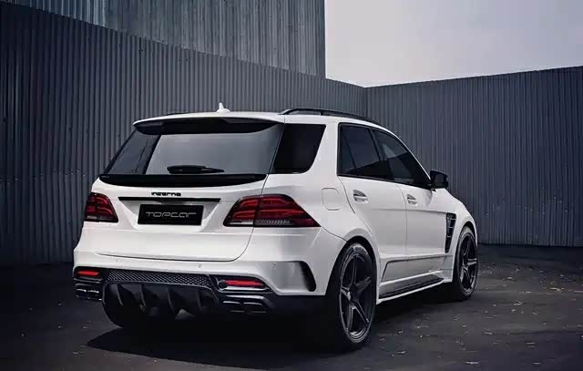 鲨鱼车标的奔驰gle你见过吗?马力达716匹!