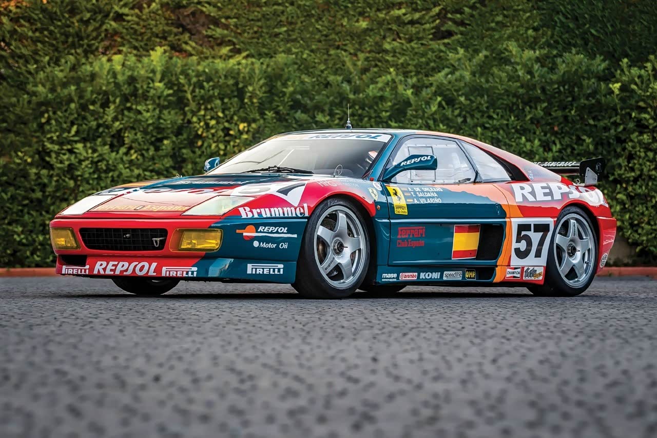 全身涂装的法拉利348你喜欢吗