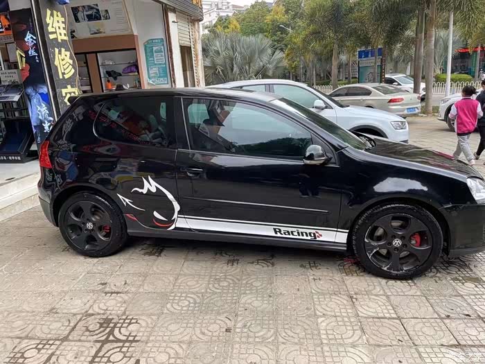 原来高尔夫也能改的那么帅气,黑武士呀!