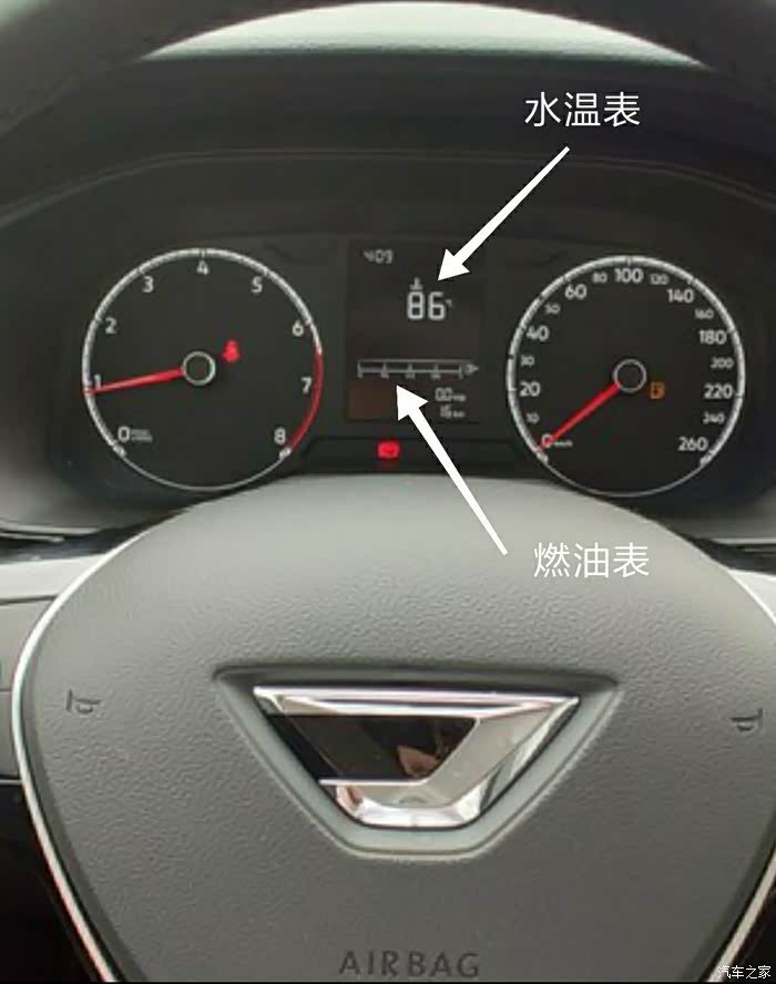 中低配车有水温表显示