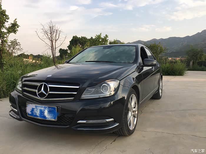 13款奔驰c260改装作业致敬amgc63