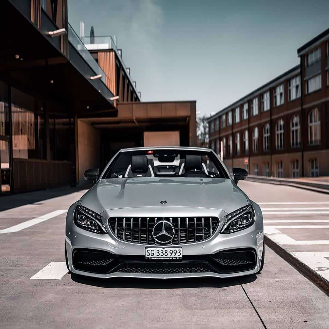 奔驰c63samg敞篷高性能敞篷轿跑车颜值真的超高