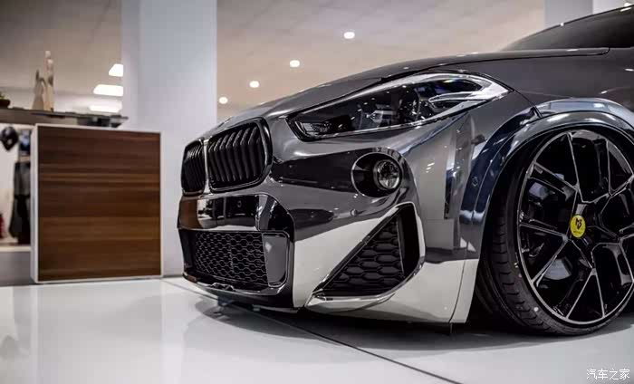 刚上市的全新宝马x2也能改装,"不甘平凡"后甚至玩起气动低趴!