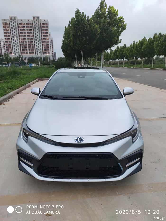 雷凌2021双擎运动银色提车分享