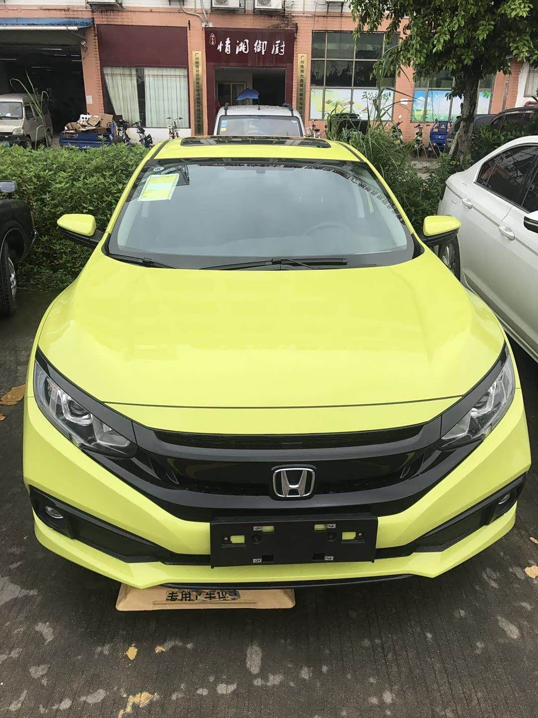 喜提19款思域燃动版闪烈黄定位江门鹤山