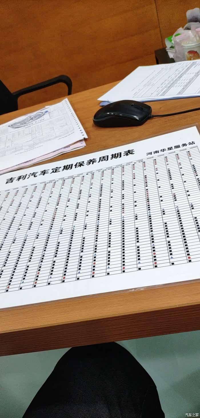 中原博越车友俱乐部鼠年大吉我的博越迎来了第二次保养