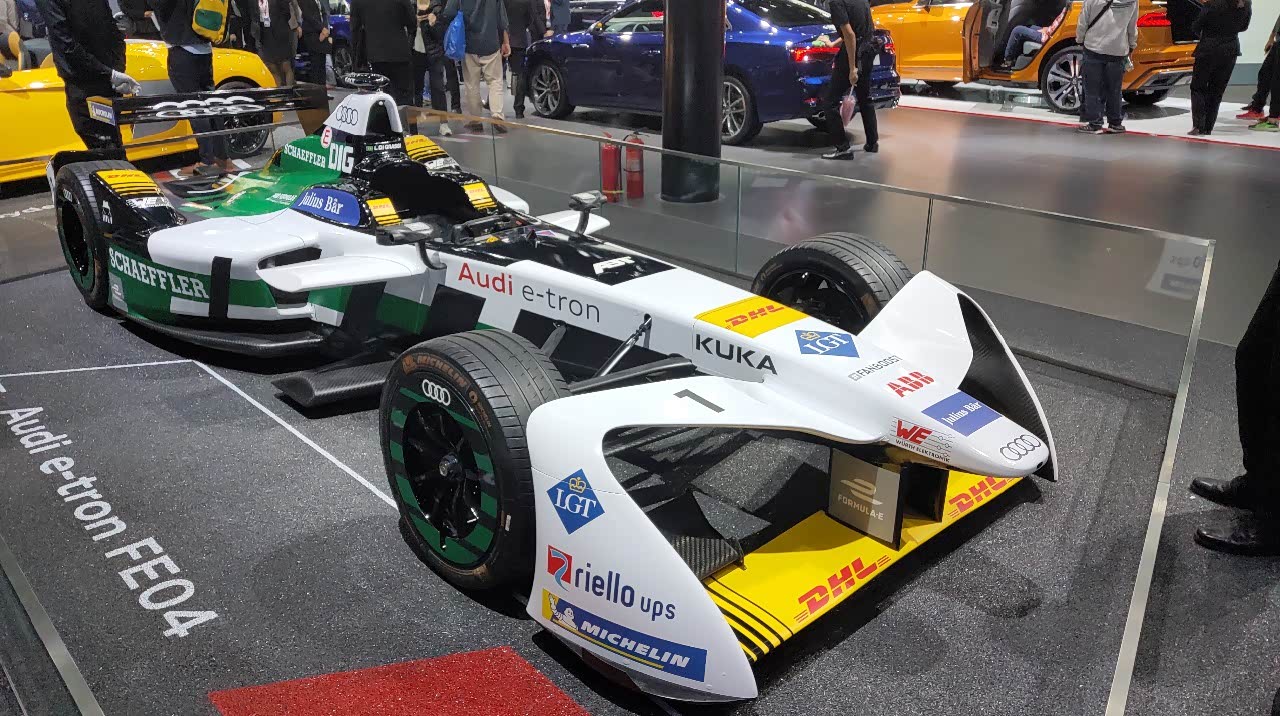 奥迪电动f1赛车!