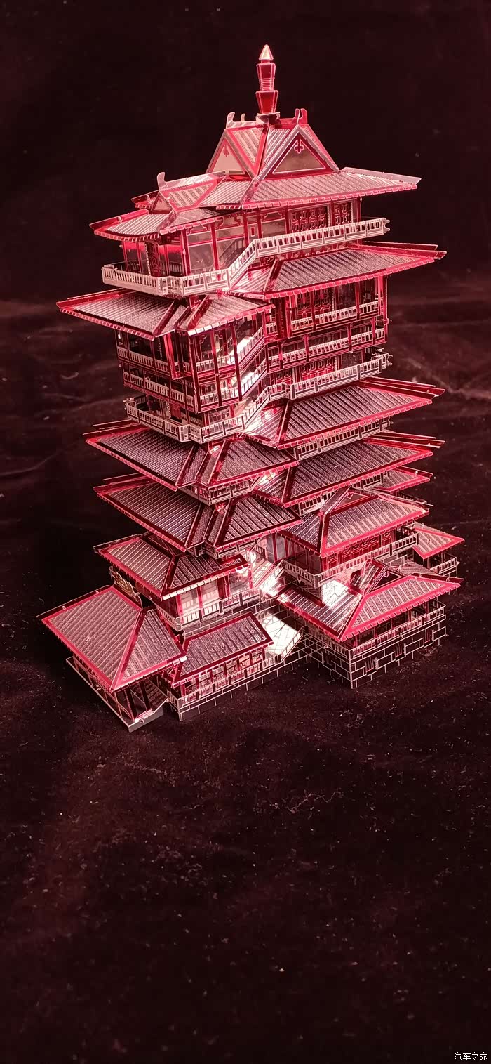 不一样的k3拼装金属模型越王楼