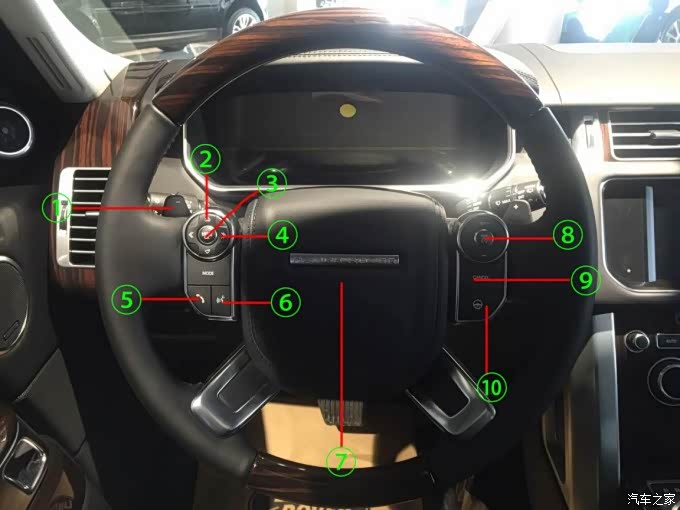 路虎行政版车内按键详解