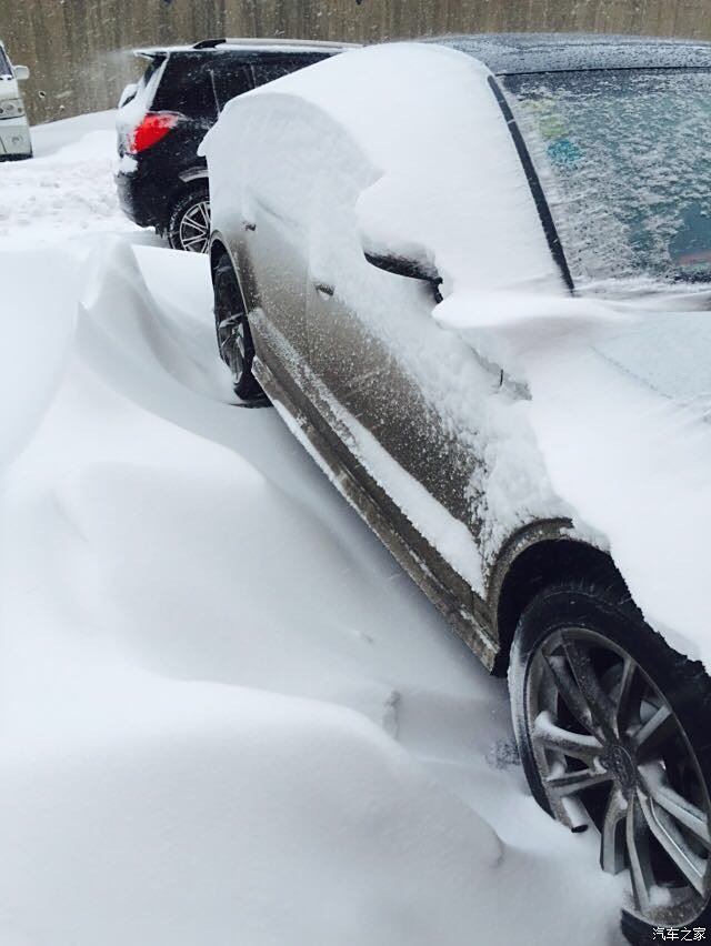 下雪了,露天停车车上全是雪,怎么办