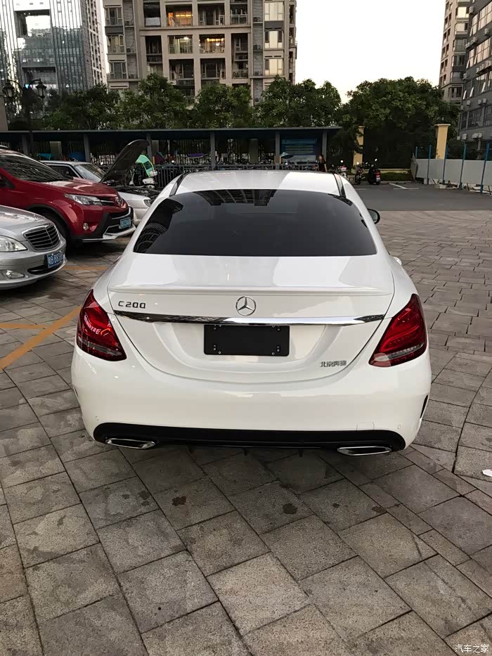 【图】c200白色智乐提车啦!_奔驰c级论坛_汽车之家论坛