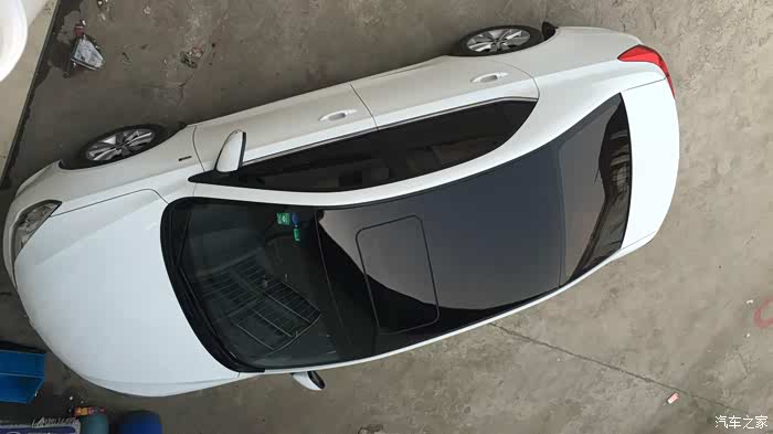 小改之车顶贴黑膜