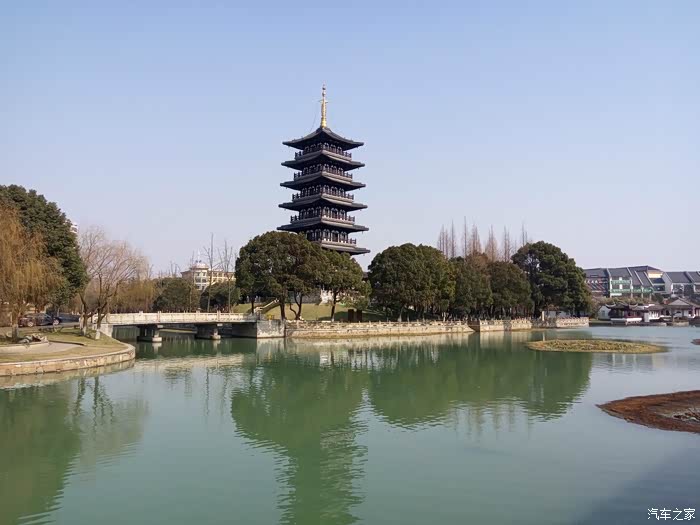 大年三十探访吴江垂虹景区