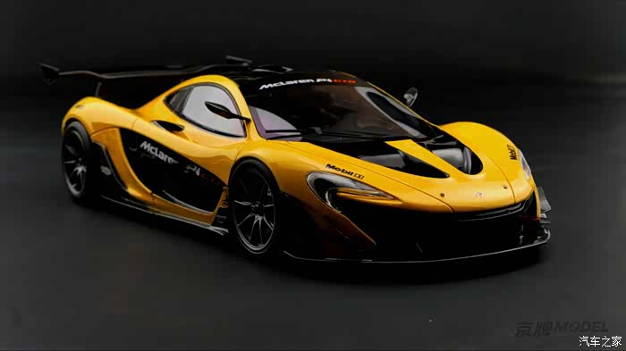 黑黄炫酷涂装迈凯伦p1gtr匠心打造属于自己的超跑