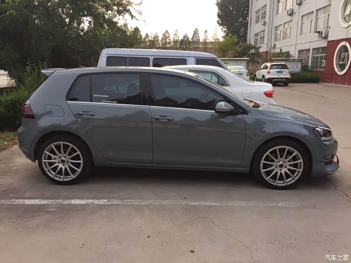 【图】小七变身水泥灰中,上图啦_高尔夫论坛_汽车之家论坛