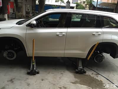 汉兰达提车改装ing