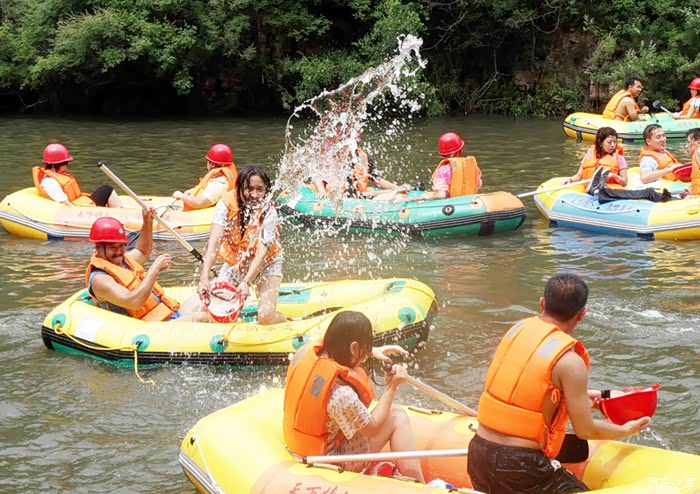 邢台天河山漂流记