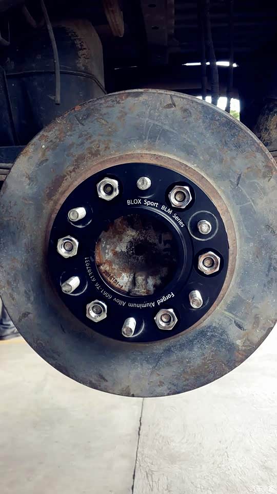 福特ranger改装blox 30mm锻造法兰盘_福特皮卡论坛_汽车之家论坛