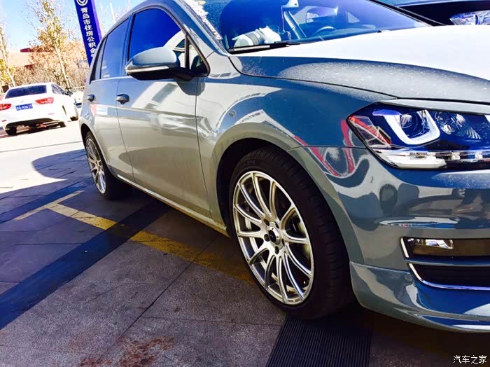 【图】小七变身水泥灰中,上图啦_高尔夫论坛_汽车之家论坛