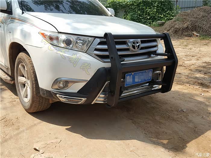 13款汉兰达加装美式警用防撞保险杠