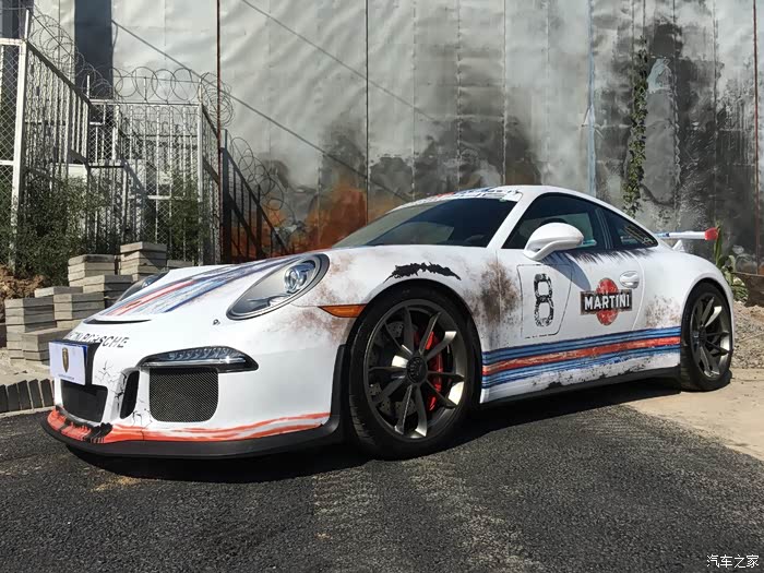 中国首台铁锈martini涂装gt3新鲜出炉