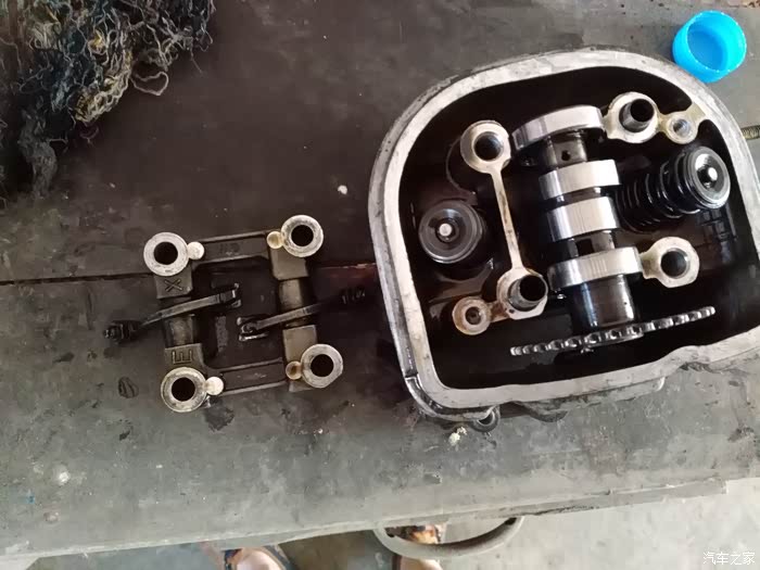 油田折腾闲着没事拆发动机玩原金城gy6150发动机