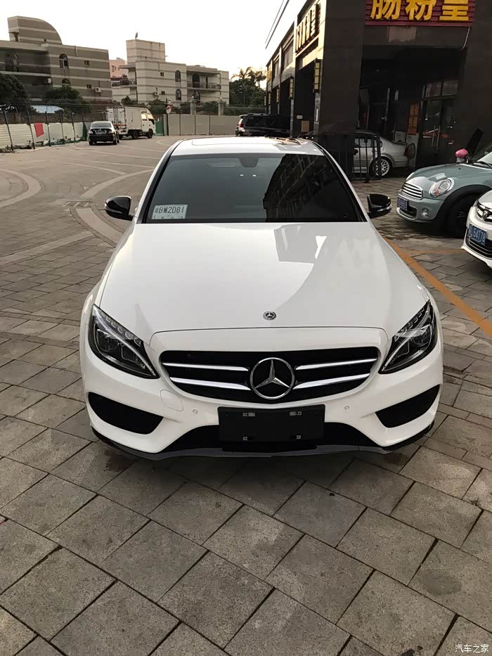 【图】c200白色智乐提车啦!_奔驰c级论坛_汽车之家论坛