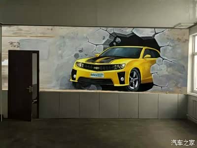 朋友3d墙绘,请大家一起欣赏吧!_香港_手机汽车之家