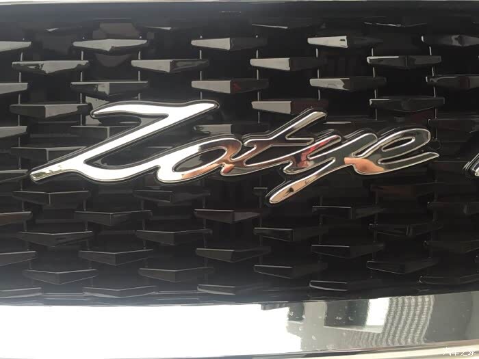 15款车标采用"zotye"的标示,再看看17款吧