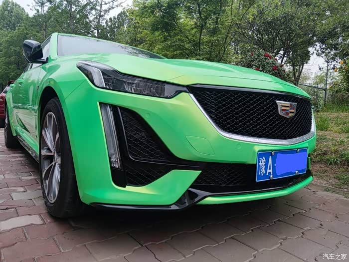 【图】春天里最靓的颜色—ct5苹果绿改色_凯迪拉克ct5论坛_汽车之家