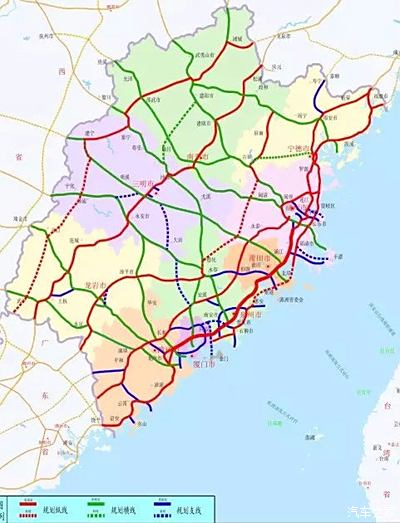 《福建省高速公路网规划(2016