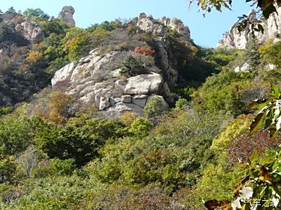 河北秦皇島祖山景區避暑旅遊.