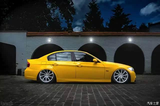 宝马3系e90姿态改装