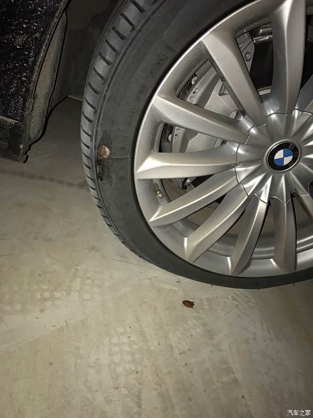 【图】提车一个半月爆胎两次_宝马7系论坛_汽车之家论坛