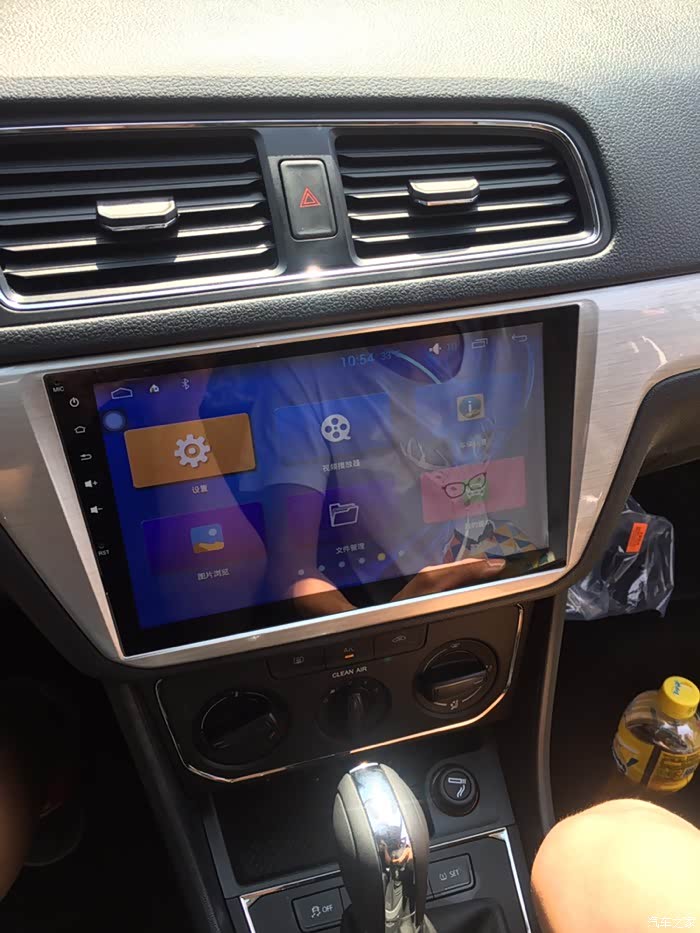 15朗逸自舒提车加大屏