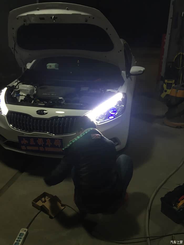 k3新换后led尾灯