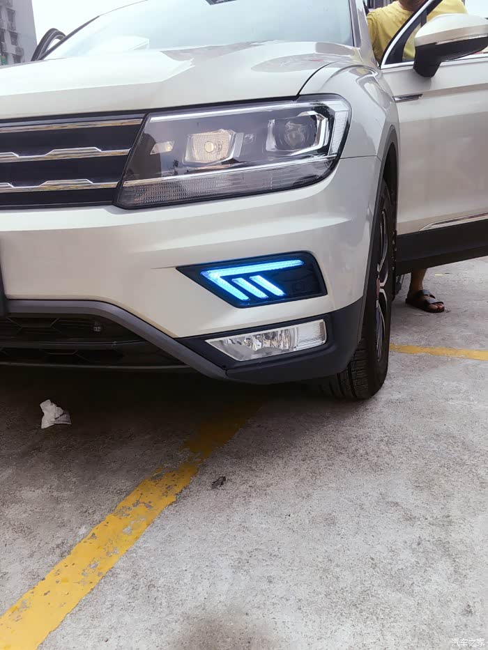 以安装途观l日行灯