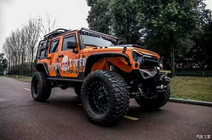 越野界中万人迷唯有jeep牧马人本贴全是顶火改得高清图片