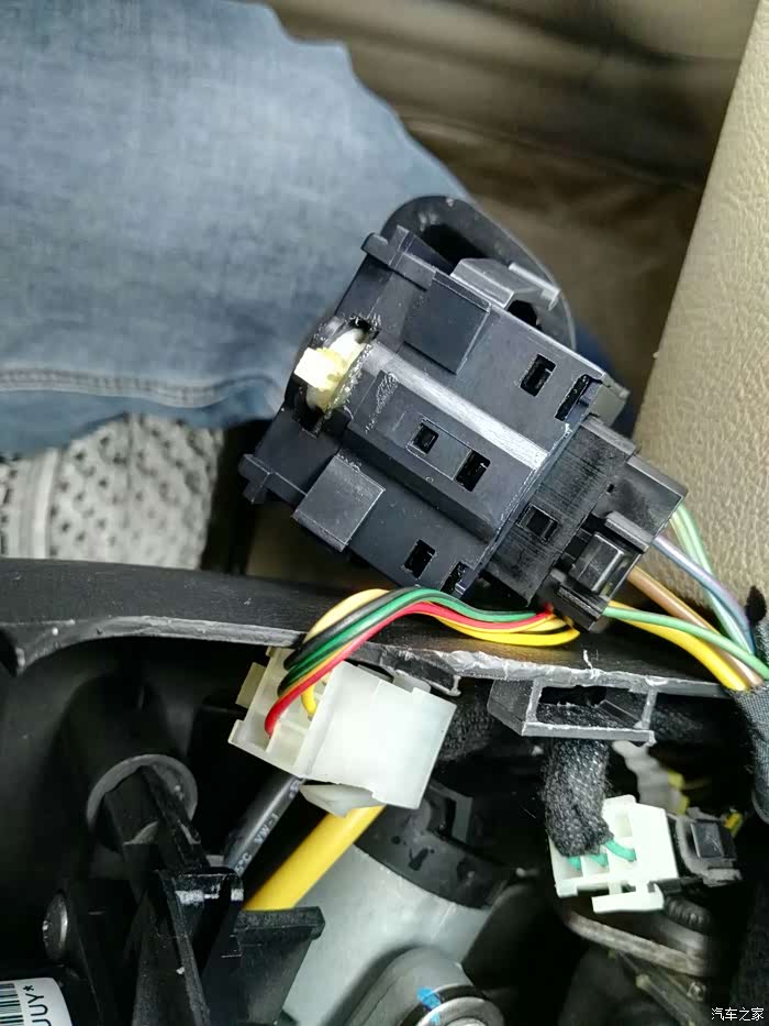 修复转向灯拨杆不自动回位