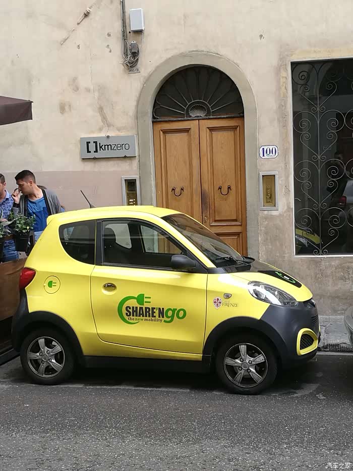 【图】佛罗伦萨街头的zd电动车_知豆d2论坛_汽车之家论坛