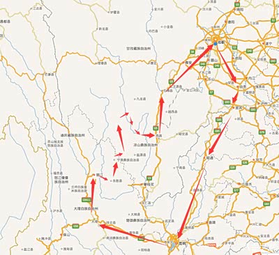 成都-昆明-丽江-泸沽湖-瓦厂镇-木里大寺-寸多长海子-成都穿越