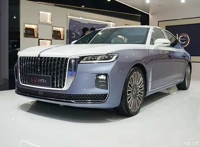 红旗h9白玉兰版实车气场很强大