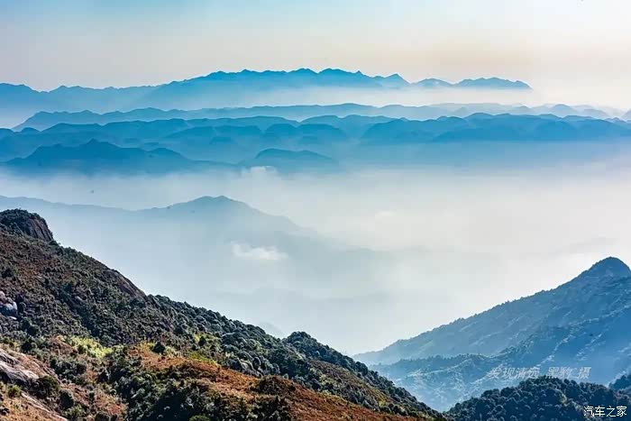 迎暖春送积分徒步穿越大东山石笋岭不愧是广东最峻美山峰