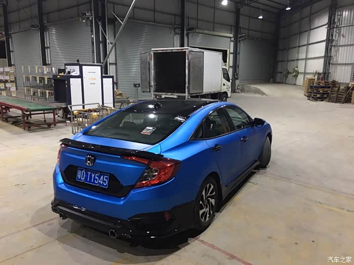 【图】十代黑思自己动手贴膜,浅蓝_思域论坛_汽车之家论坛