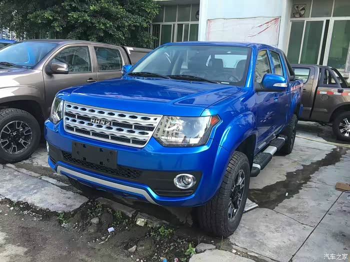 黄海n2皮卡 与保时捷一样玩"炫酷"