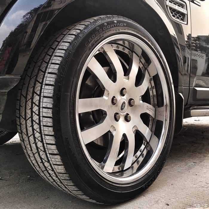路虎发现4改22寸美国marinello两片锻造轮毂