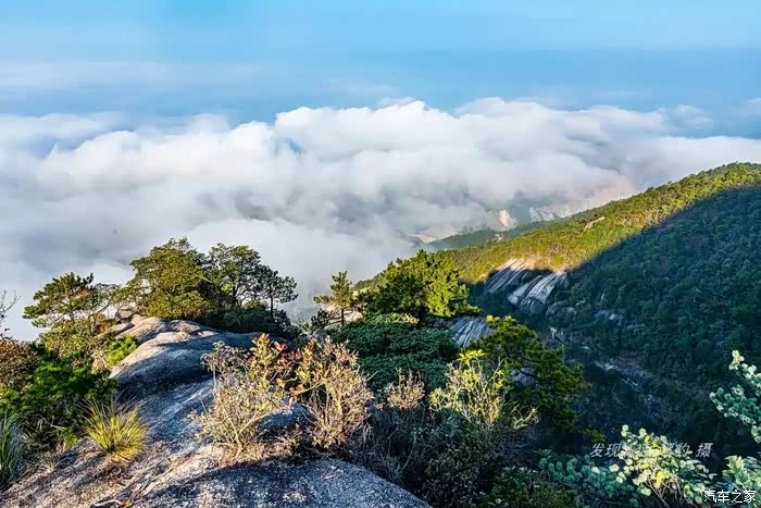 迎暖春送积分徒步穿越大东山石笋岭不愧是广东最峻美山峰