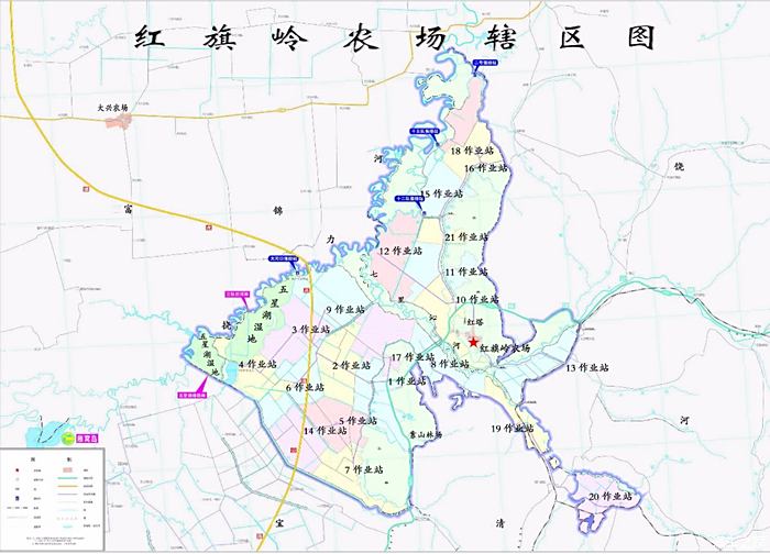 黑龙江省饶河县地图图片