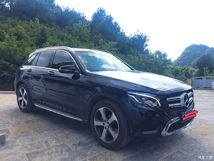 benz~~~glc260豪华水硅钒钙石蓝,掩不住的一抹深海蓝