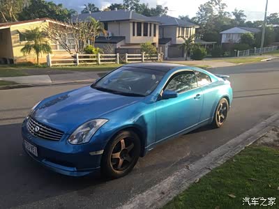 迟到一年英菲尼迪g35ègt 两门版提车作业加感受